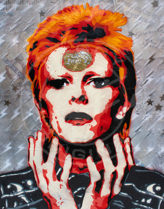 David Bowie "Ziggy Stardust" GICLÉE FINE ART PRINT
