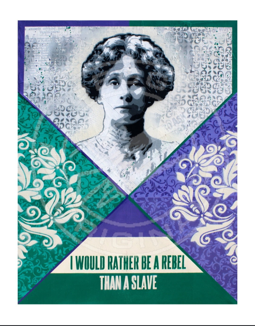 Emmeline Pankhurst Open Edition Giclèe Print
