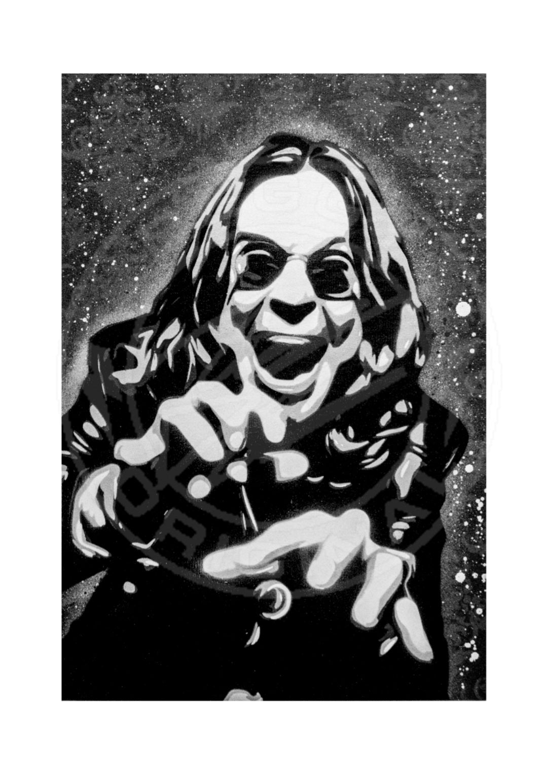 Ozzy Osbourne Open Edition Giclèe Print